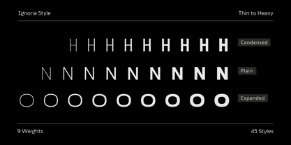 Ignoria Font Poster 6