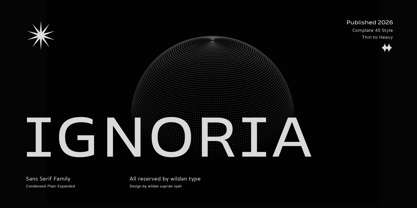 Ignoria Font Poster 1