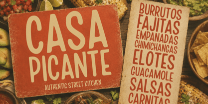 Casa Oliva Maravilla Font Poster 10