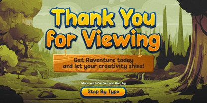 Raventure Font Poster 10