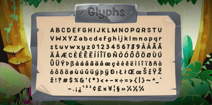 Raventure Font Poster 2