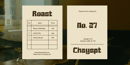 Bagrul Font Poster 7