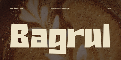 Bagrul Font Poster 1
