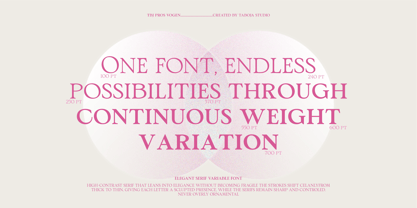 TBJ Pros Vogen Font Poster 6