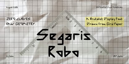 Segaris Robo Font Poster 1