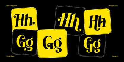 Borisna Font Poster 2