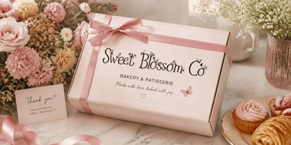 Adora Butterfly Font Poster 6