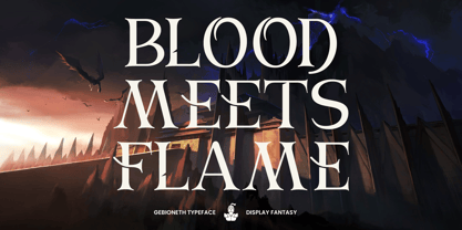 Gebioneth Font Poster 4