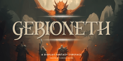 Gebioneth Font Poster 1