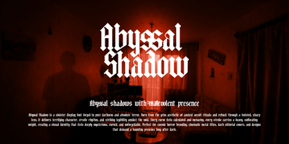 FA Obsidyan Font Poster 2
