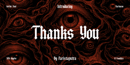 FA Obsidyan Font Poster 8