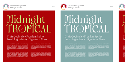 Magnolia Nocturne Font Poster 8