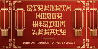Golden Dynasty Font Poster 4