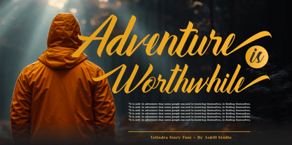 Velindra Story Font Poster 4
