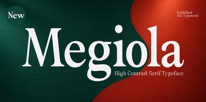Megiola Font Poster 1