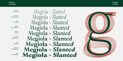 Megiola Font Poster 11