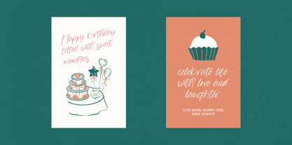 Signof Eighteen Font Poster 3