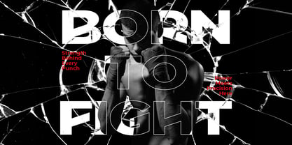 Strong Punch Font Poster 2