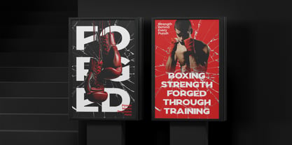 Strong Punch Font Poster 4