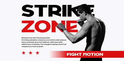 Strong Punch Font Poster 3