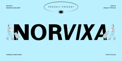 Norvixa Font Poster 1