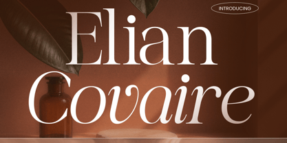 Elian Covaire Font Poster 1