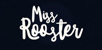 Miss Rooster New Font Poster 1