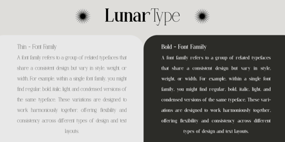 Lunar Type Font Poster 7