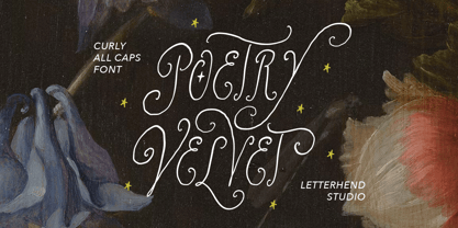 Poetry Velvet Font Poster 1