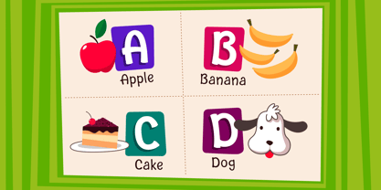 Cute Aurora Font Poster 2