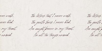 Sunday Poetry Font Poster 5