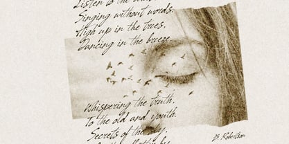 Sunday Poetry Font Poster 10