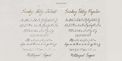 Sunday Poetry Font Poster 7