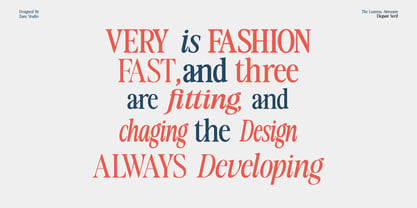 The Lumina Awesome Font Poster 8