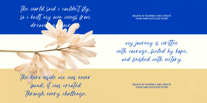Sofithanks Font Poster 8
