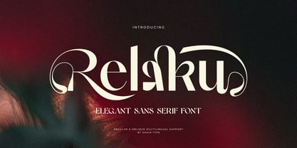 Relaku Font Poster 1