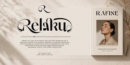 Relaku Font Poster 9