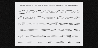 Dustnote Scribble Font Poster 9