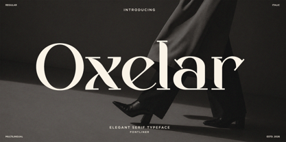 Oxelar Font Poster 1