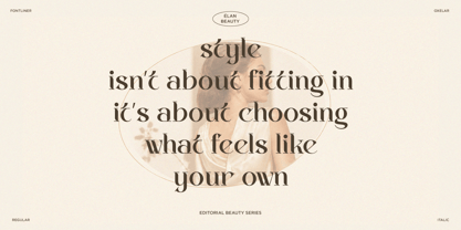 Oxelar Font Poster 8