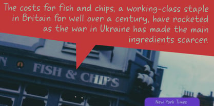 Cheap As Chips Pro Font Poster 5