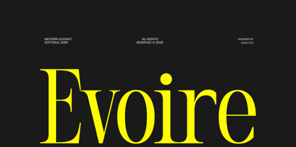 Evoire Font Poster 1