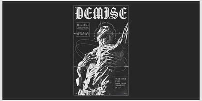 Demise Font Poster 1