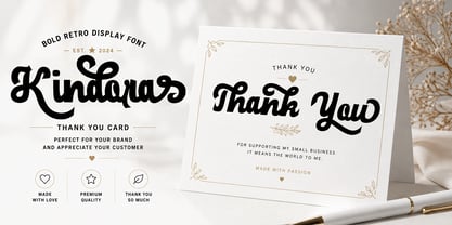 Kindora Font Poster 14