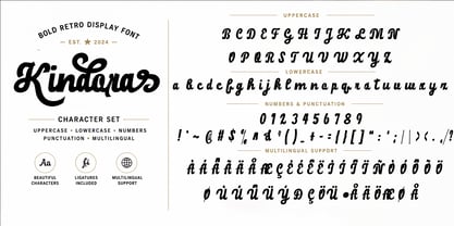 Kindora Font Poster 12