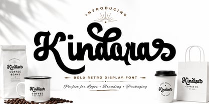 Kindora Font Poster 1