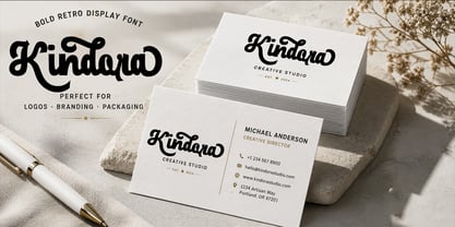 Kindora Font Poster 5