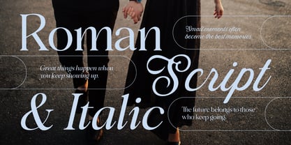 The Casillac Paramount Serif Font Poster 2