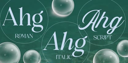 The Casillac Paramount Serif Font Poster 3