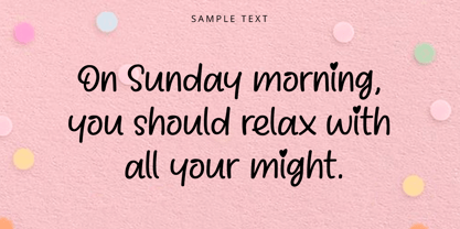 NmSweetSnow Font Poster 3